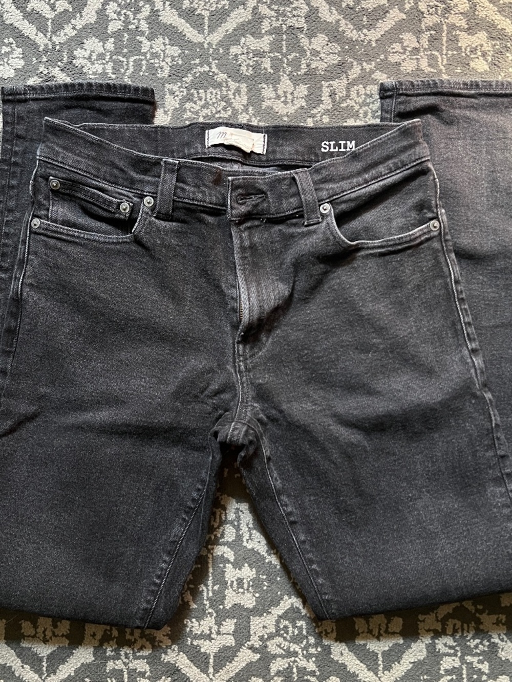 Madewell Black Men's Slim Jeans 31" waist 32" long